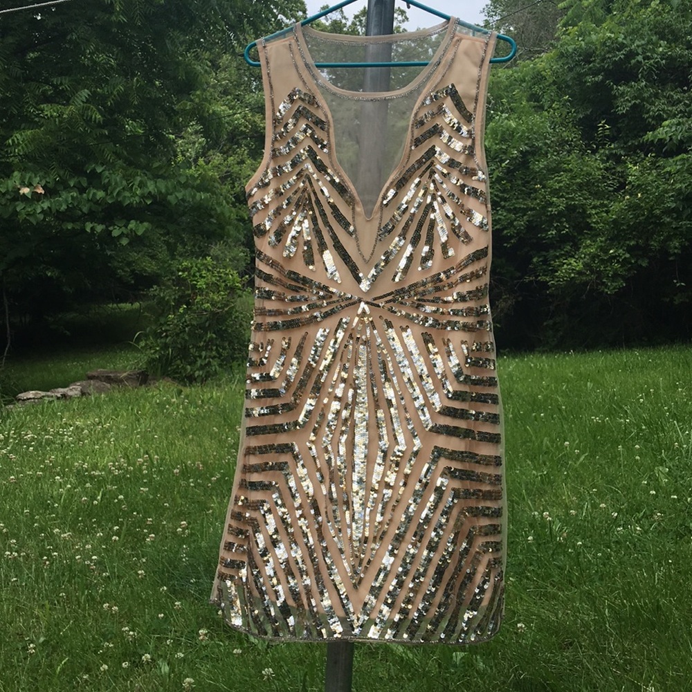 Gatsbylady London beaded and sequins dress.Flapper